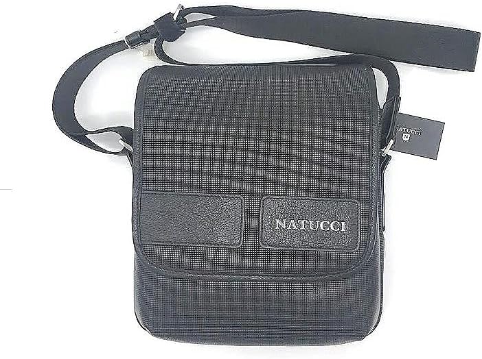 Natucci Cross Body Shoulder Bag in Black - Image 2